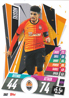 Taison Shakhtar Donetsk 2020/21 Topps Match Attax CL #SHA02